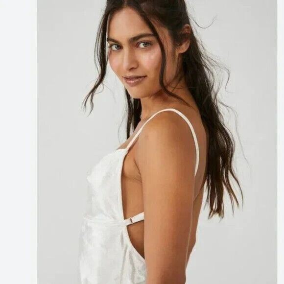 Free People All Night Velvet Tunic Champagne‎ - Picture 1 of 3